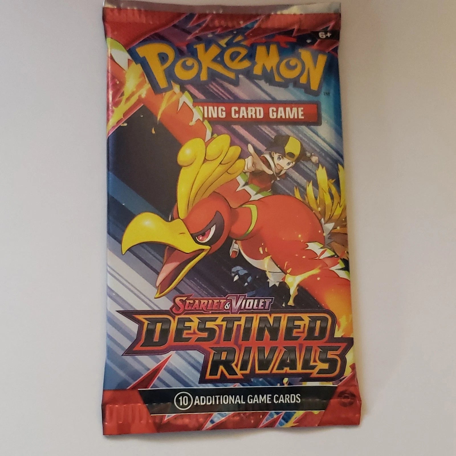 Pokémon Scarlet & Violet Destined Rivals Booster Pack Ho-Oh 10 Cards English TCG